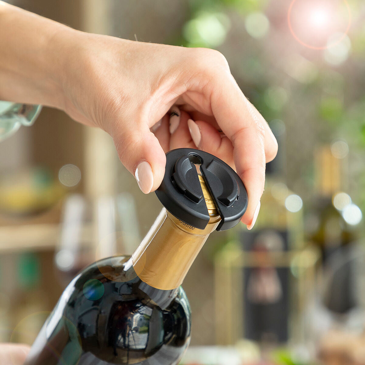 Electric Corkscrew with Accessories for Wine Corking InnovaGoods-CA International