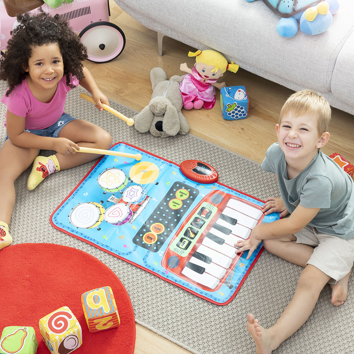 2-in-1 Musical Mat Beats'n'Tunes InnovaGoods - CA International   #