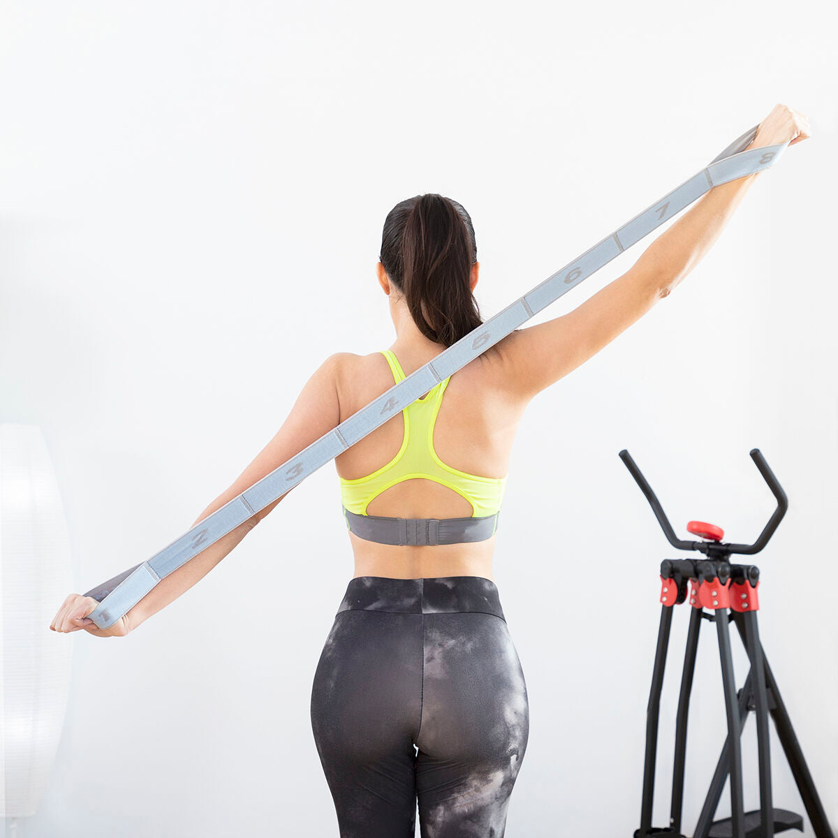 Elastisches Fitnessband für Stretching mit Übungsanleitung Stort InnovaGoods - CA International 