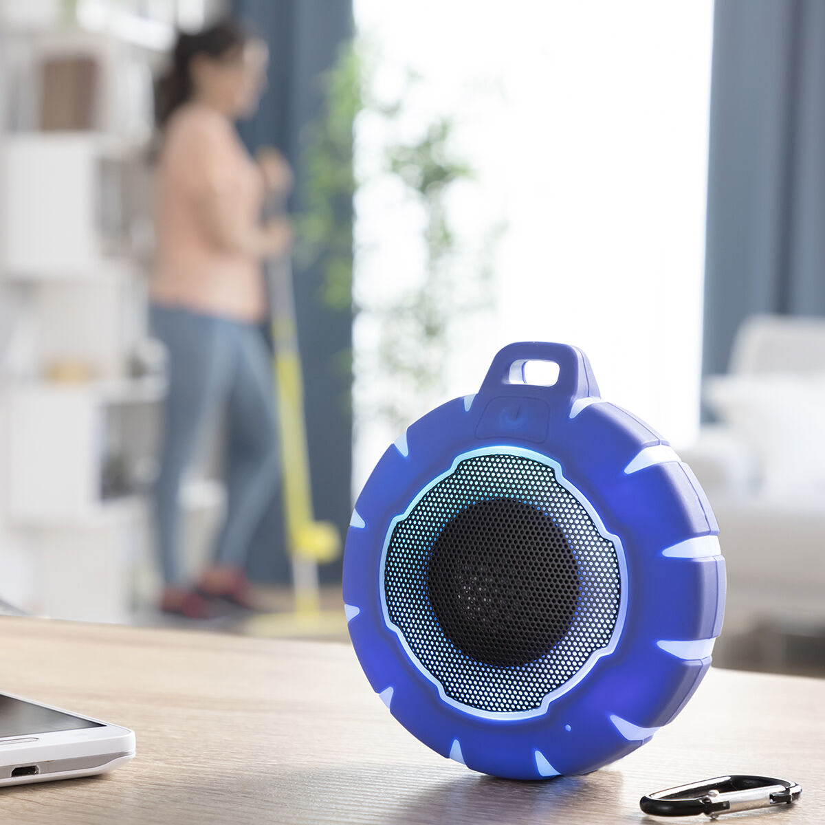 Schwebender kabelloser Lautsprecher mit LED Floaker InnovaGoods - CA International 
