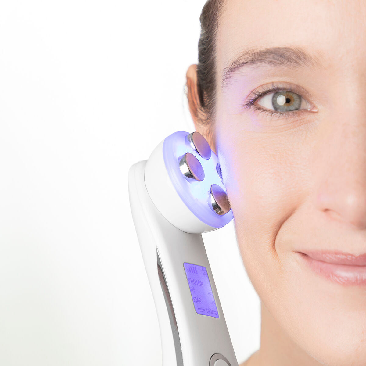 Gesichtsmassagegerät mit Radiofrequenz, Phototherapie und Elektrostimulation Wace InnovaGoods - CA International  