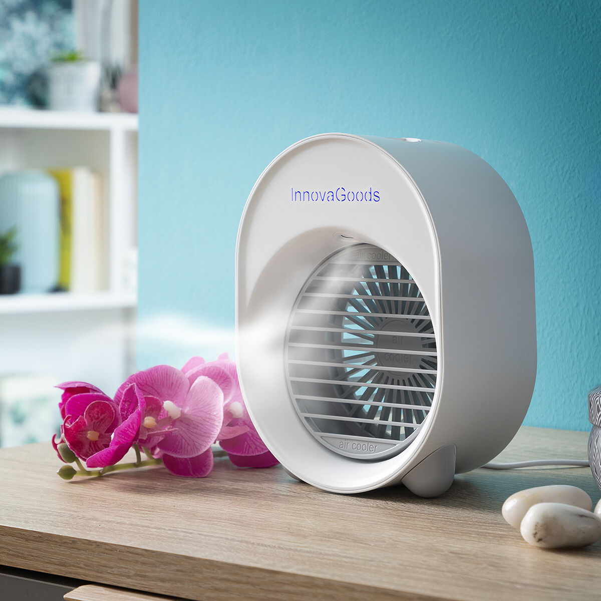 Mini Ultrasound Air Cooler-Humidifier with LED Koolizer InnovaGoods - CA International   #