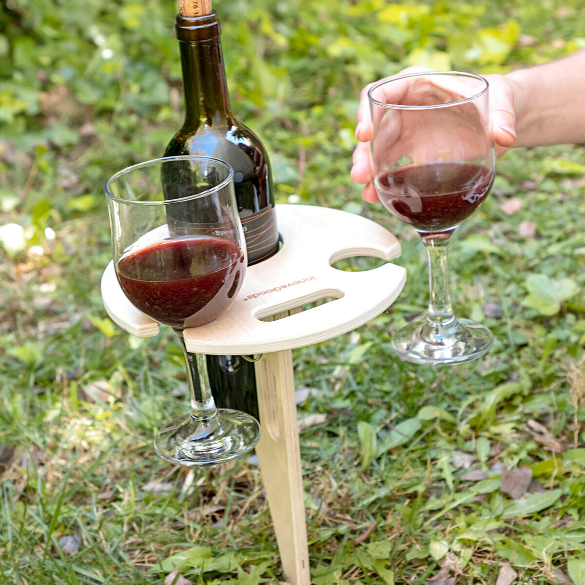 Folding and Portable Wine Table for Outdoors Winnek InnovaGoods - CA International   #