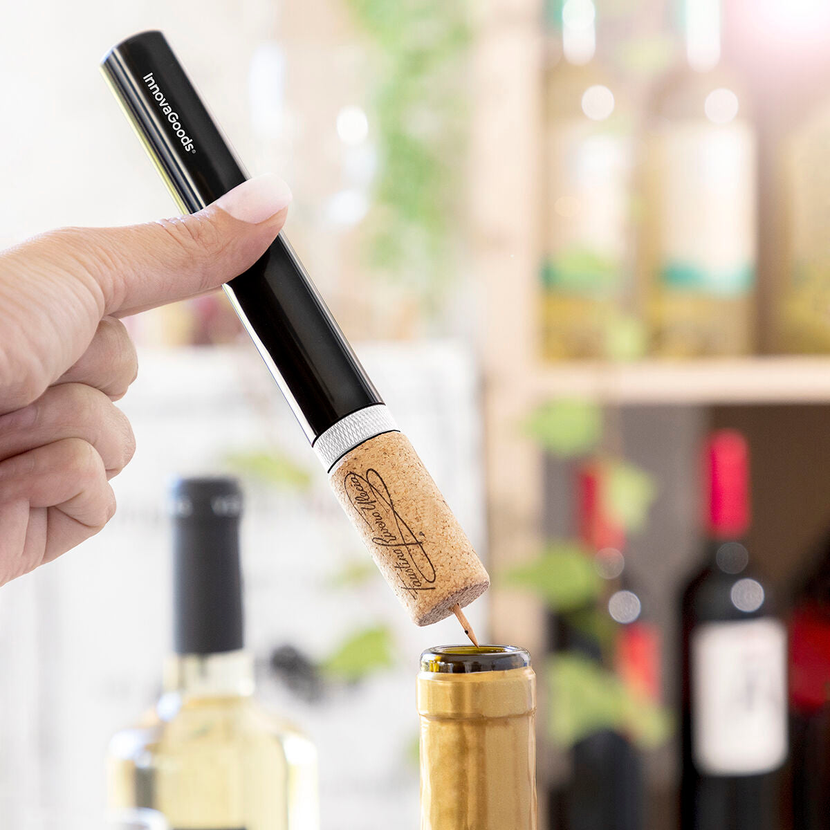 Air Pressure Corkscrew for Wine Dewino InnovaGoods - CA International  