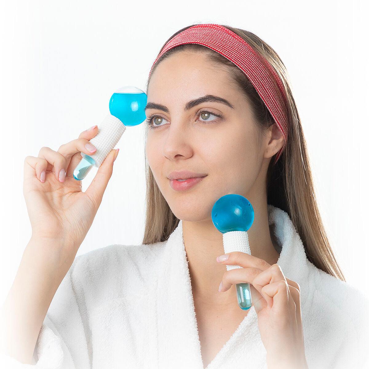 Cold-effect Facial Glass Globes Friballs InnovaGoods 2 Units-CA International