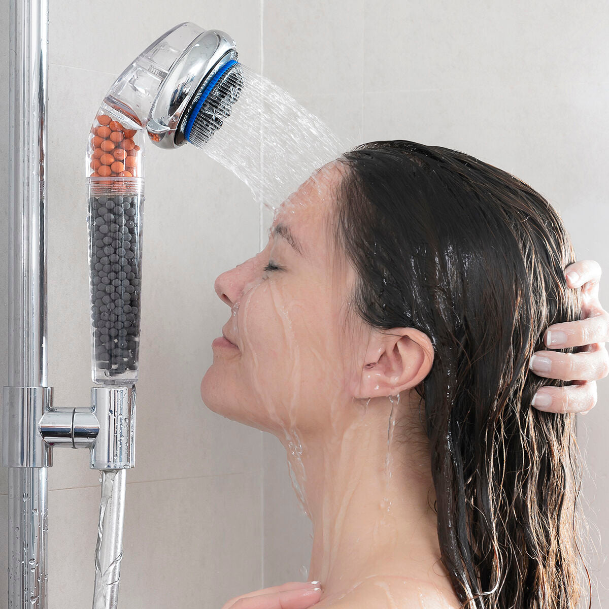 Multifunction Mineral Eco-shower with Germanium and Tourmaline Pearal InnovaGoods - CA International   #