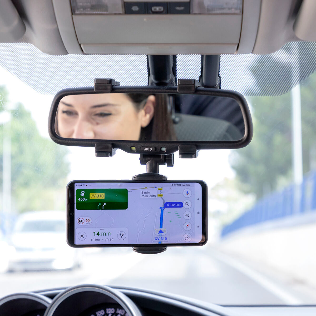 Smartphone Holder for Rearview Mirror Stropp InnovaGoods - CA International   #