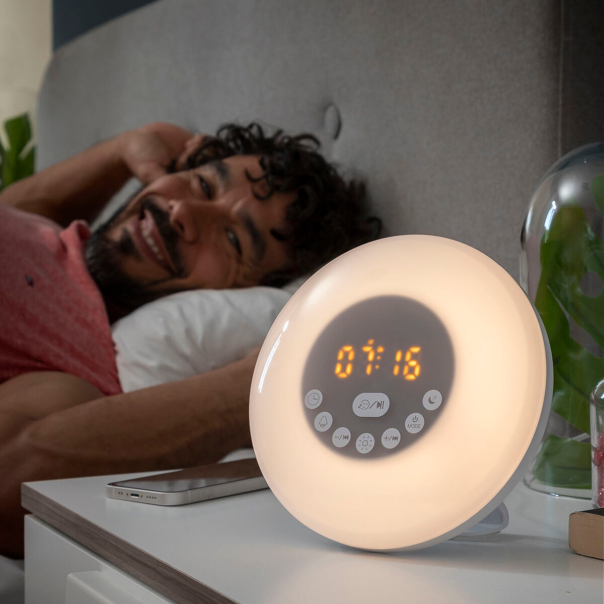 Sunrise Alarm Clock with Speaker Slockar InnovaGoods - CA International   #