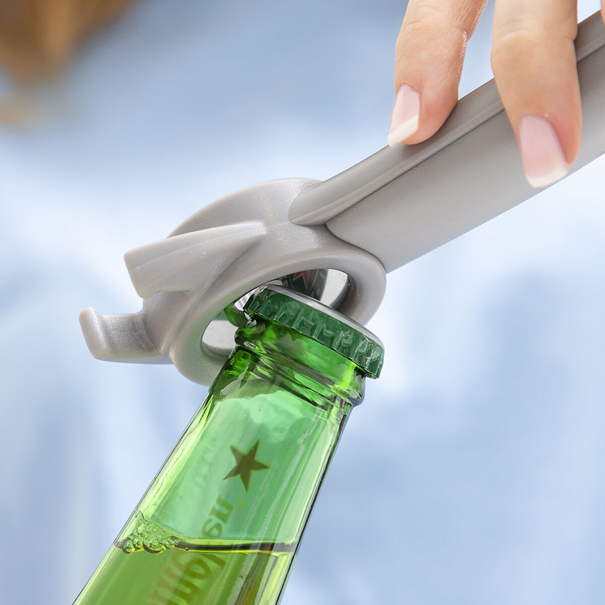 Verstellbarer Multifunktions-Flaschenöffner für Gläser, Dosen und Flaschen Tapof InnovaGoods - CA International 