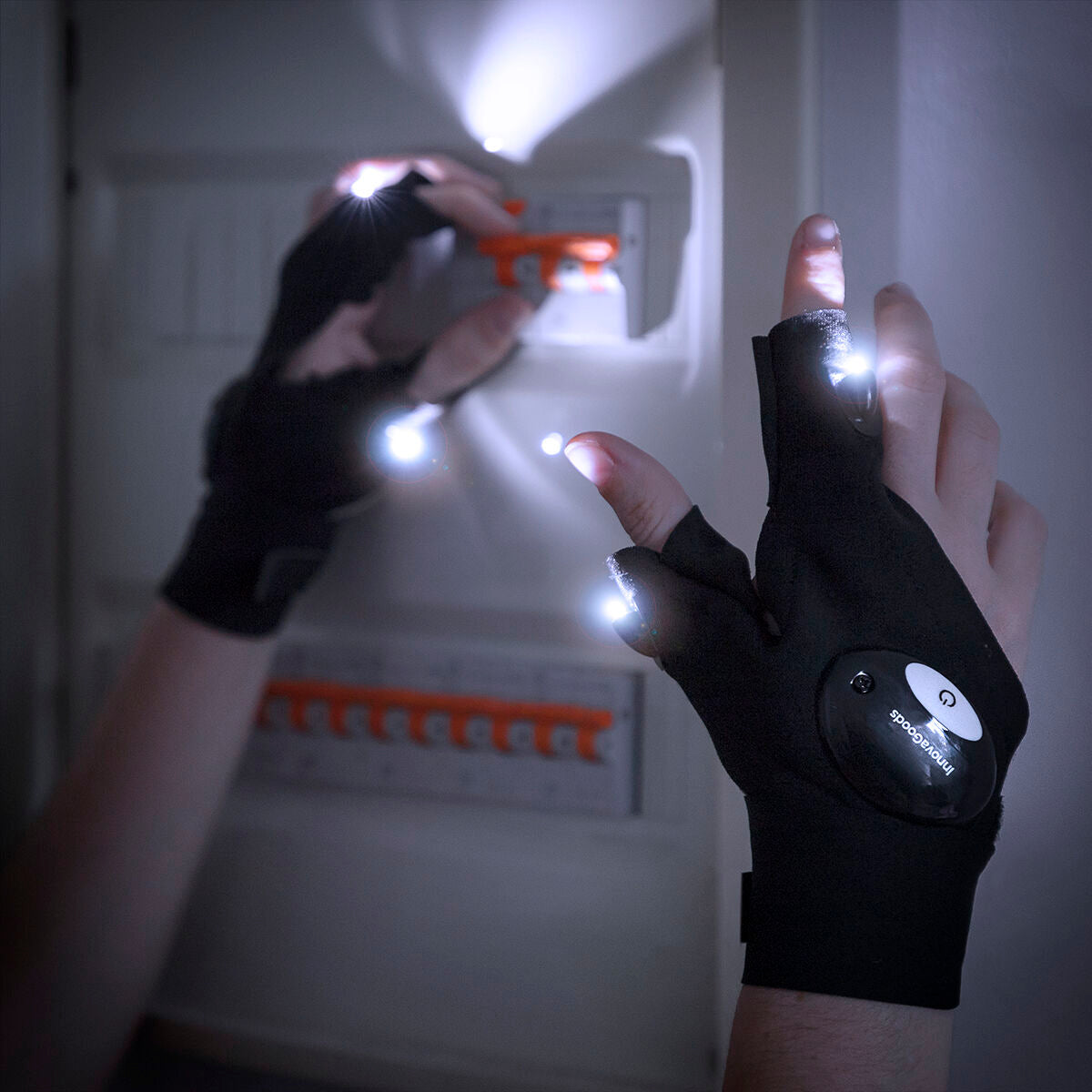 LED-Licht-Handschuhe Gleds InnovaGoods 2 Stück - CA International 