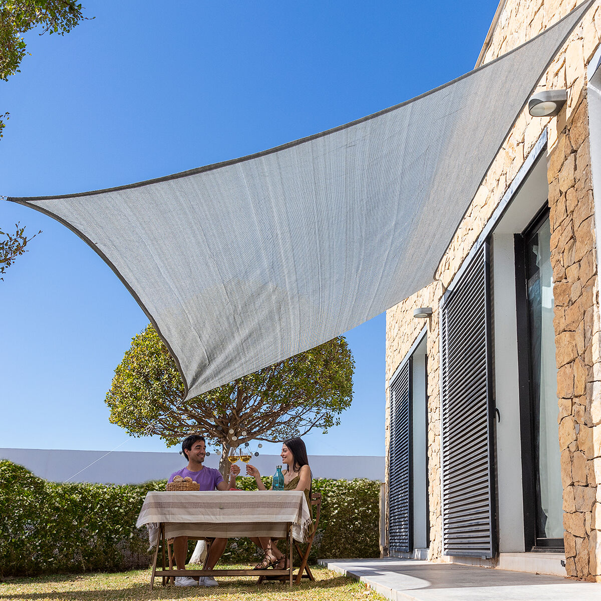 Rectangular Shade Sail Reshad InnovaGoods 3 x 4 m - CA International   #