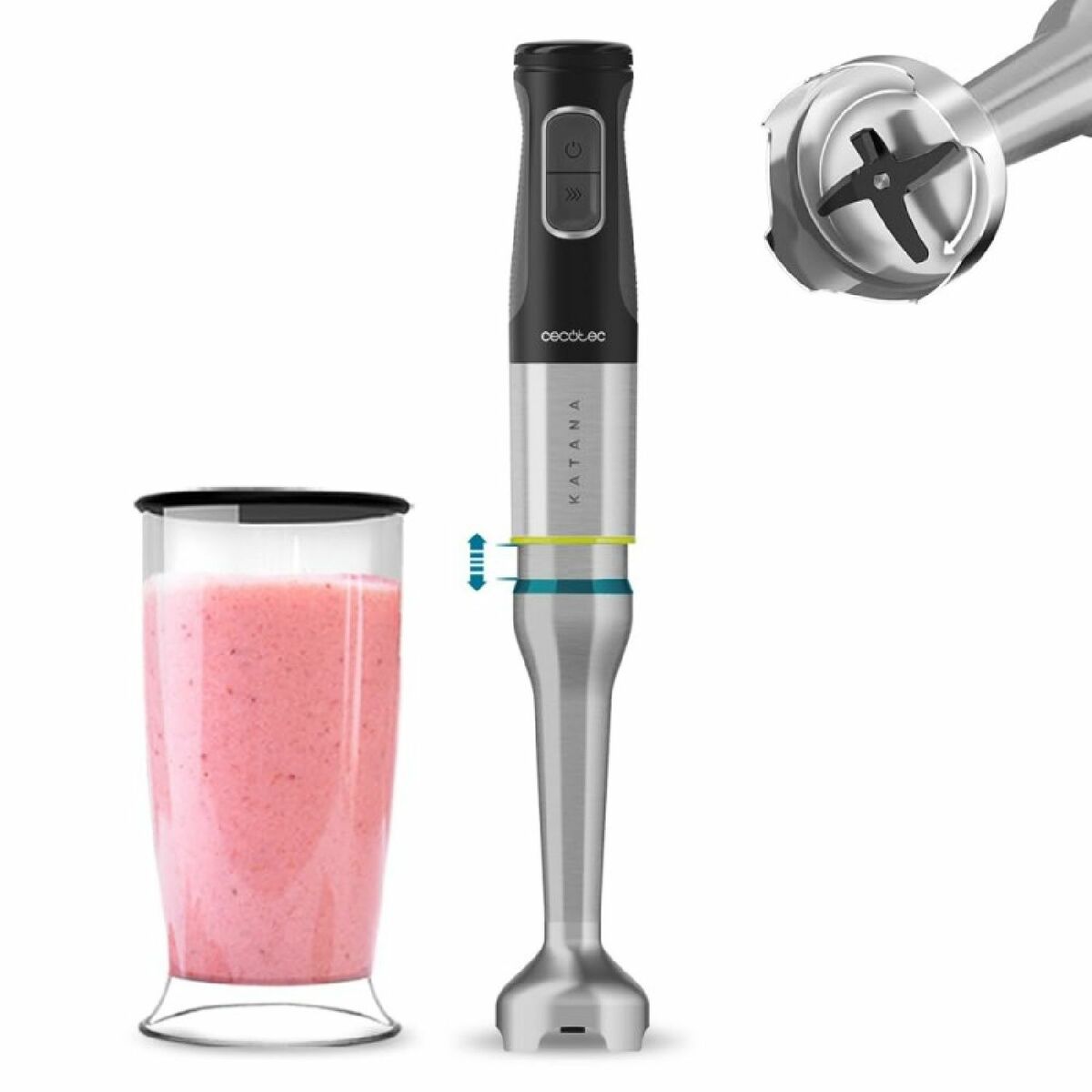 Hand-held Blender Cecotec Katana 12 Jar G 1200 W - CA International   #