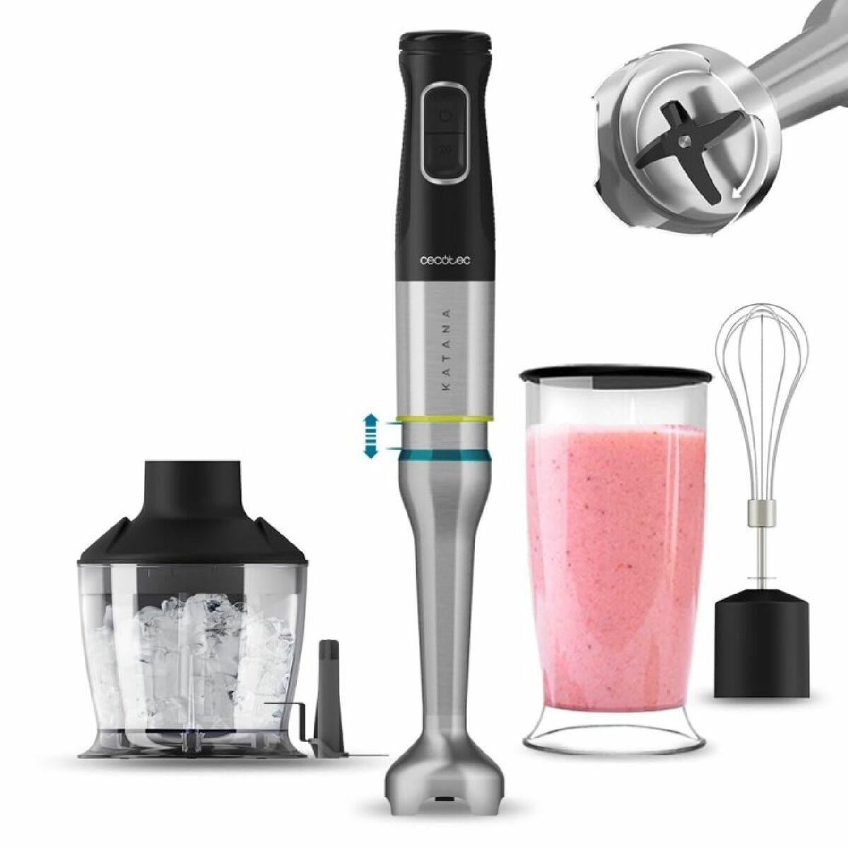 Hand-held Blender Cecotec Katana 15 Chop B 1500 W - CA International   #