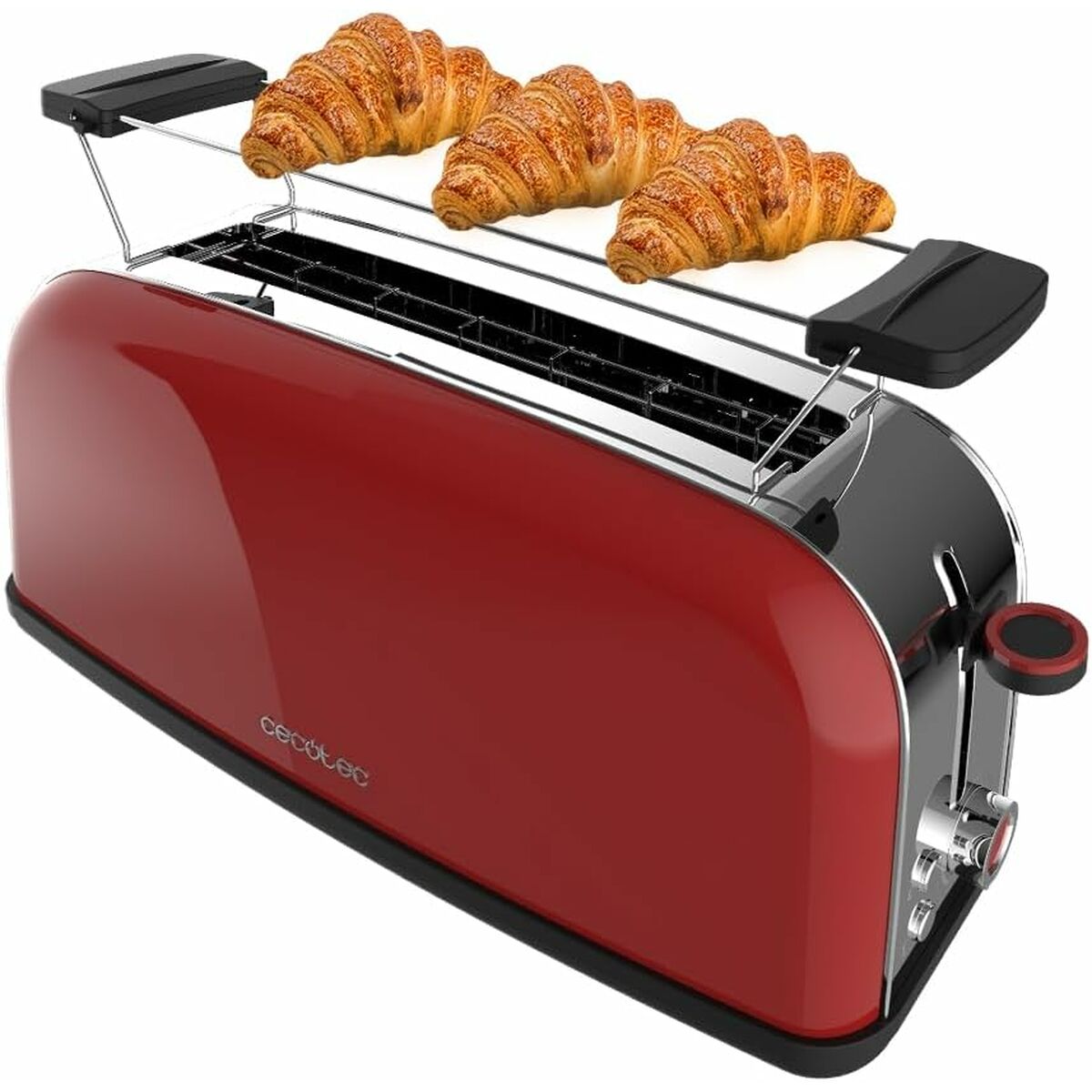 Toaster Cecotec Toastin' time 850 Red Long 850 W - CA International   #