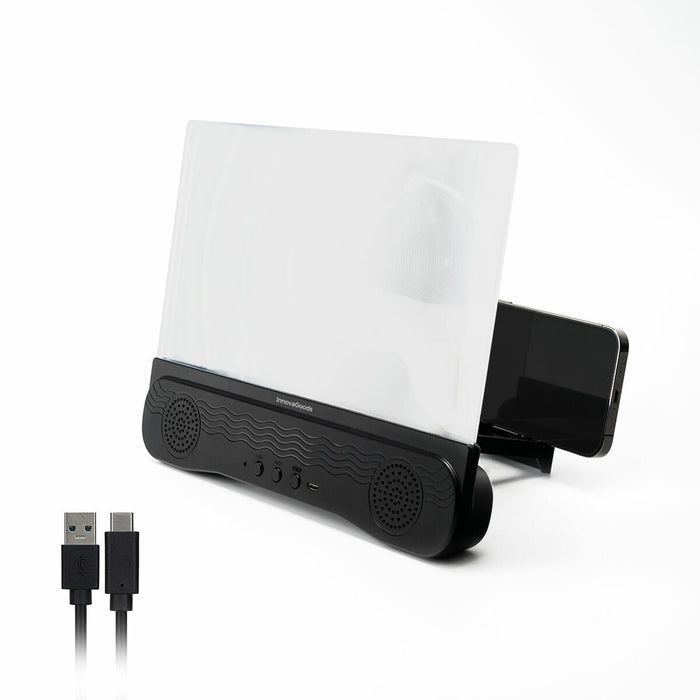 Rechargeable Screen Magnifier with Speaker for Mobile Phones Screenier InnovaGoods CA INTERNATIONAL